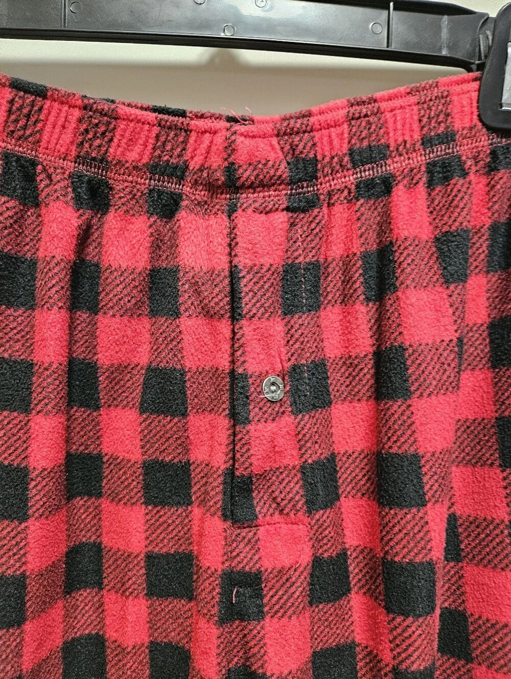Fleece Buffalo Plaid Sleepwear Pants